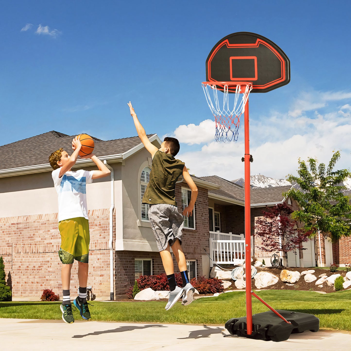 Basketball Hoop Outdoor, Portable Basketball Hoop and Stand