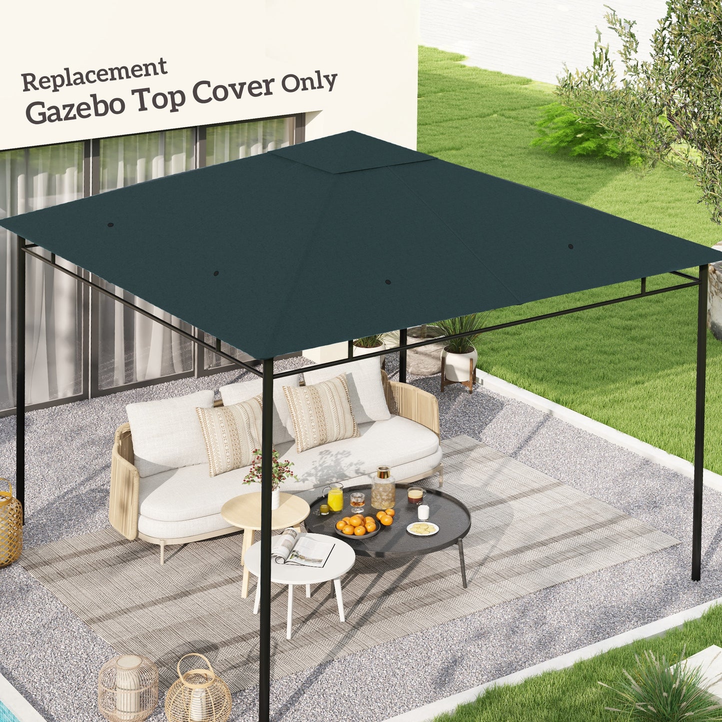 3 x 3 m Gazebo Canopy Replacement Cover