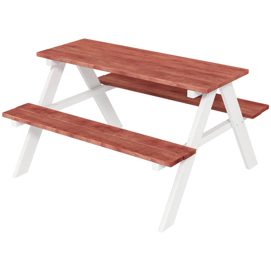 Kids Picnic Table, Wooden Table and Bench Set