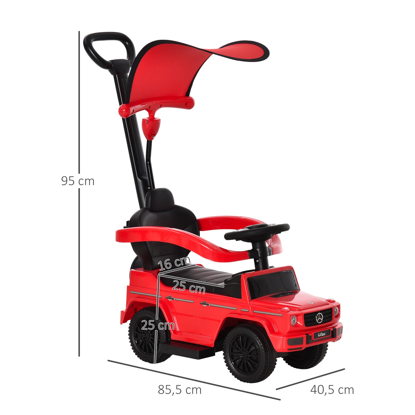 3 in 1 Kids Children Ride on Push Car Toddler Sliding Car G350