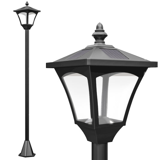 1.2m Solar Powered Outdoor Lamp Post