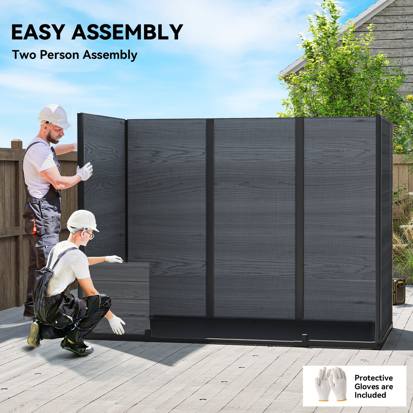 8 x 4 ft Resin Garden Shed
