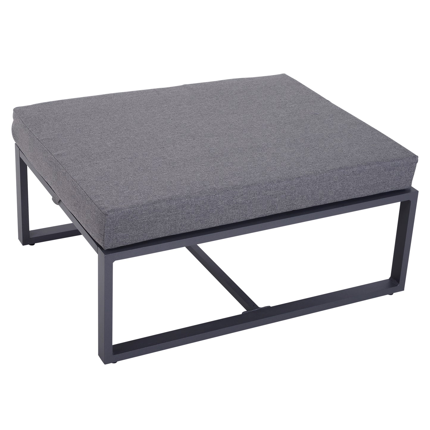 6 PCs Outdoor Indoor Sectional Sofa Set Thick Padded Cushions