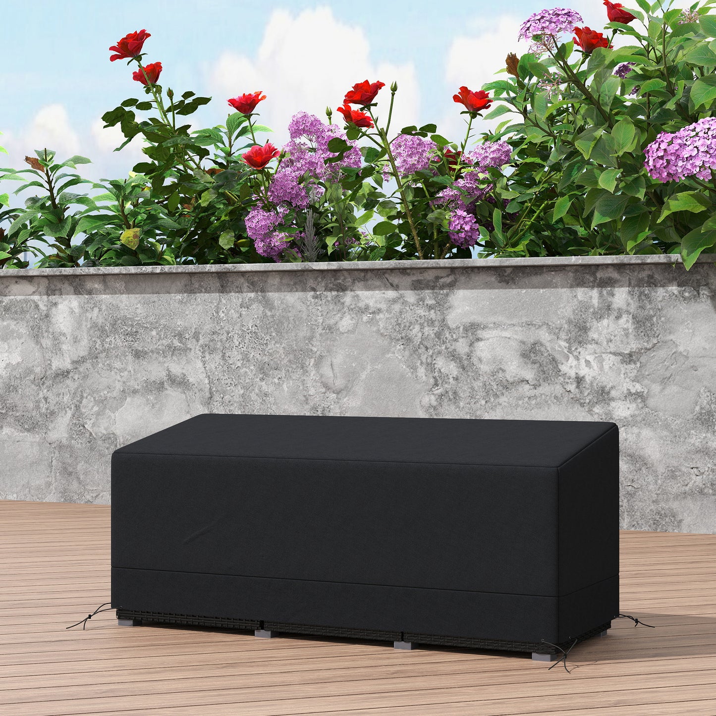 Rectangular Patio Garden Furniture Cover Waterproof