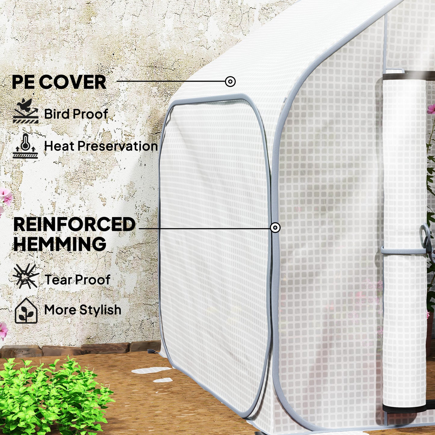 150 x 148cm Pop-Up Greenhouse