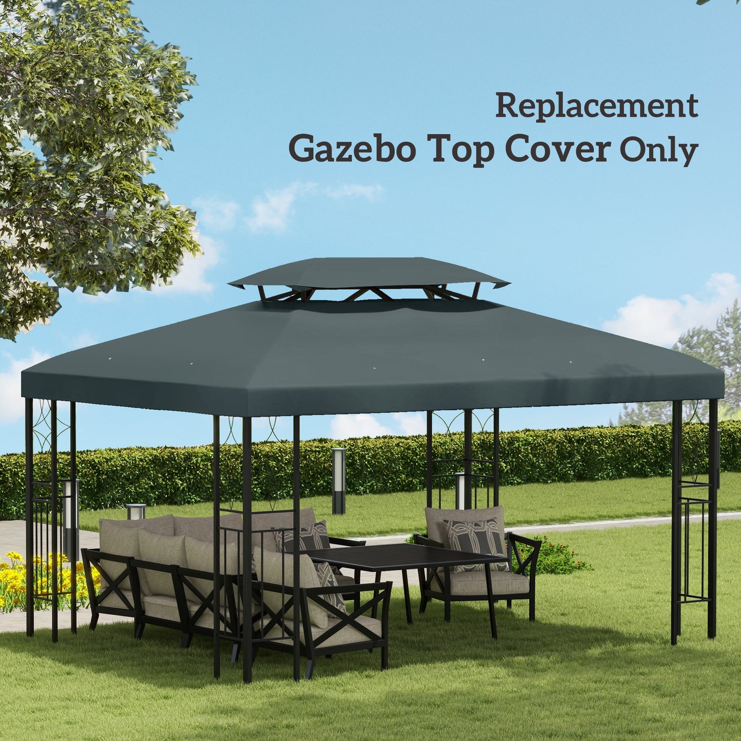 Gazebo Roof Replacement, for 3 x 4m Frames