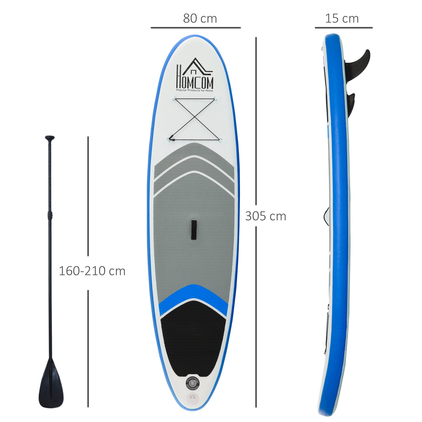 Stand Up Paddle Board SUP Accessory Carry Bag Adj Paddle Pump Leash