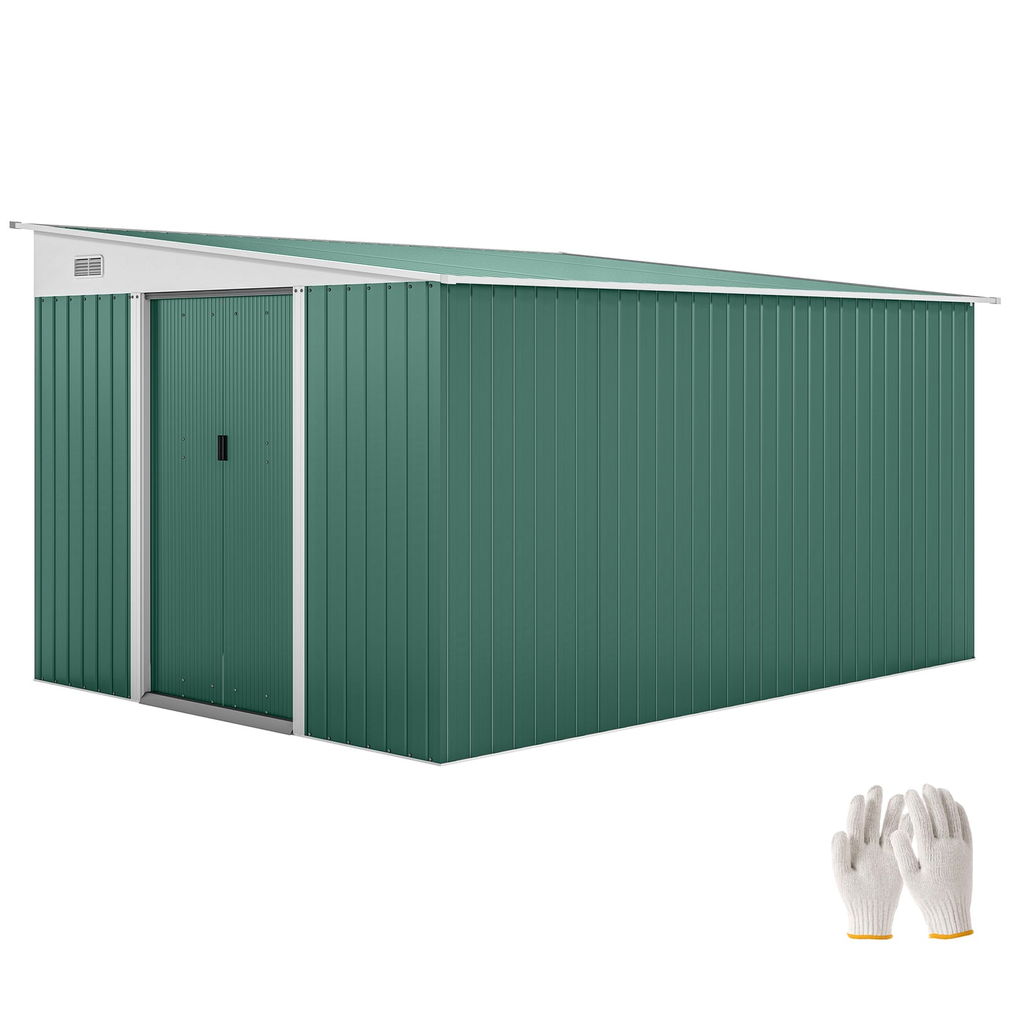 Garden Metal Storage Shed Outdoor Metal Tool House