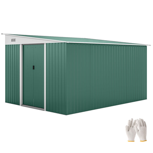 Garden Metal Storage Shed Outdoor Metal Tool House