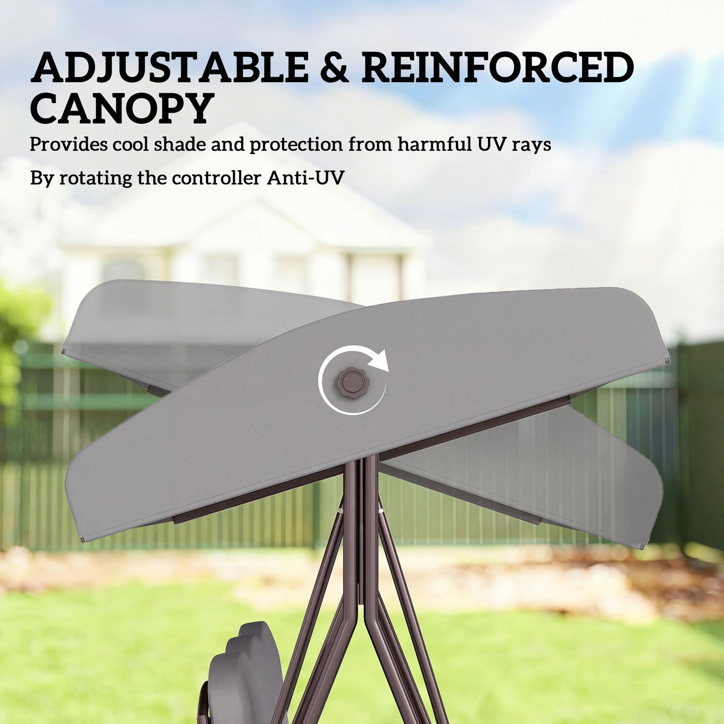 3 Seater Canopy Swing Chair