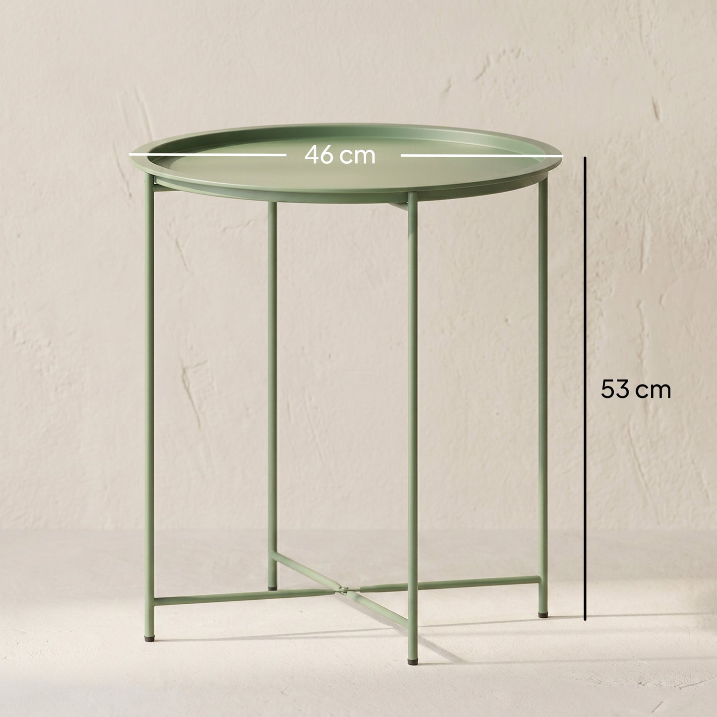 Steel Removable Tray Top Garden Table - Blue