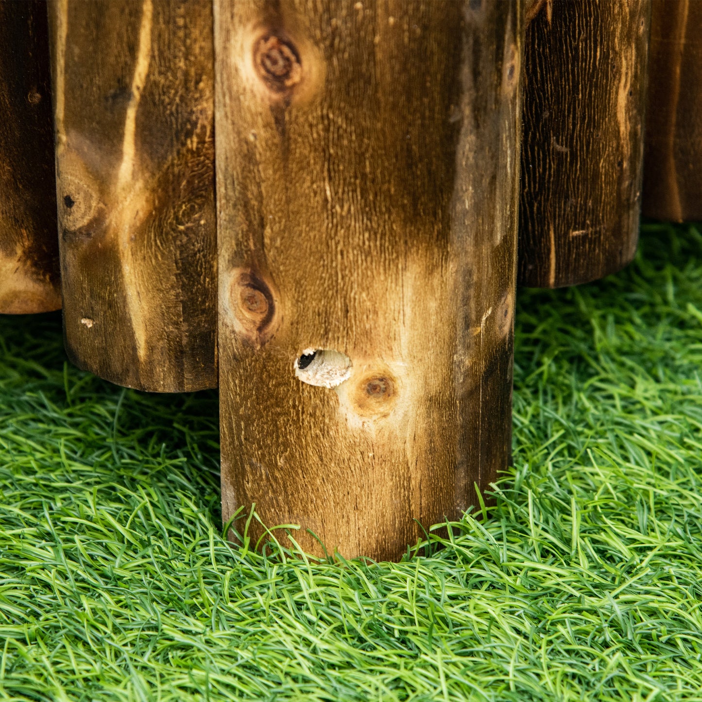 Wooden Raised Garden Bed, 100 x 38.5 x 40cm Elevated Planter Box