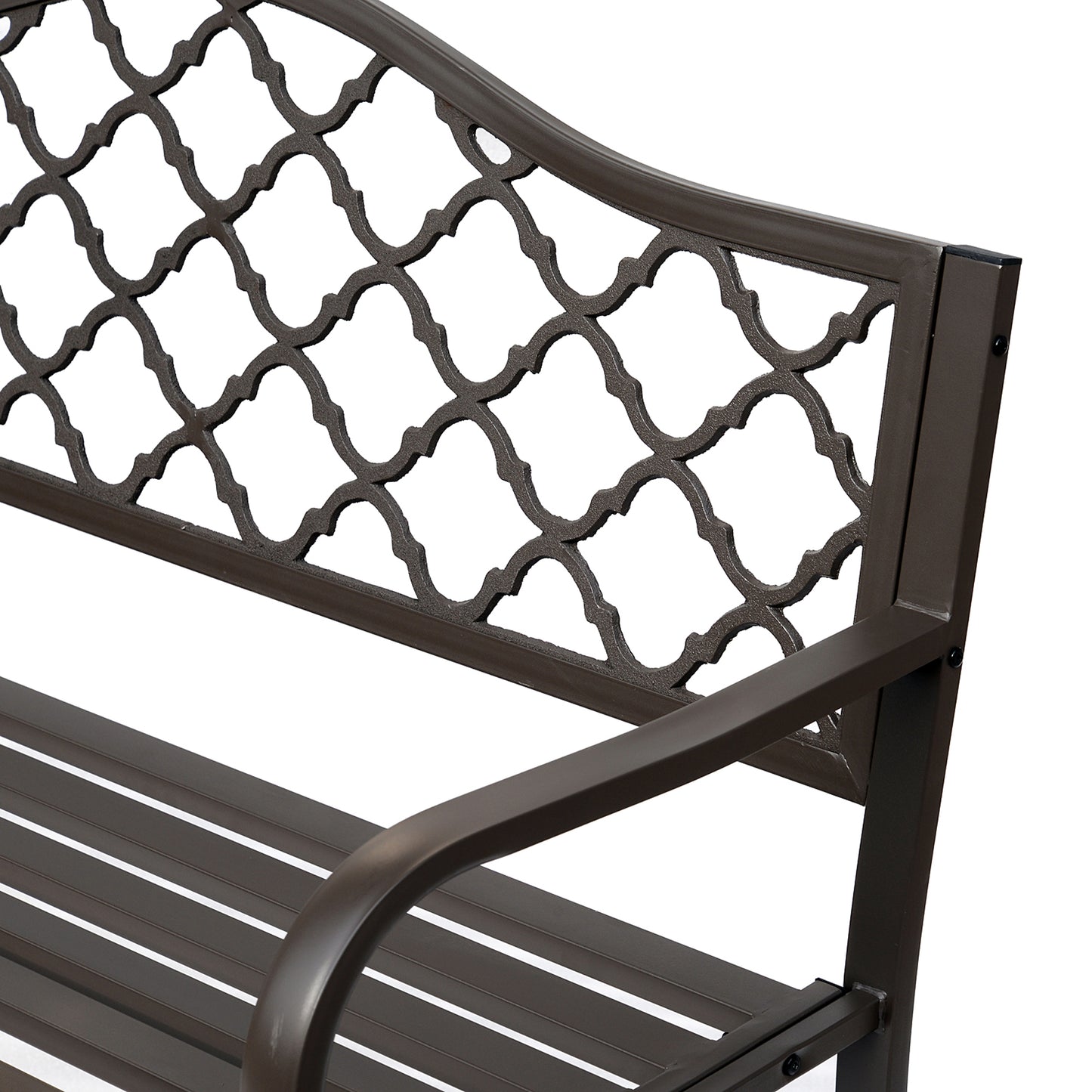 Antique Style Outdoor Cast Iron Front Porch Bench Path Chair Seat