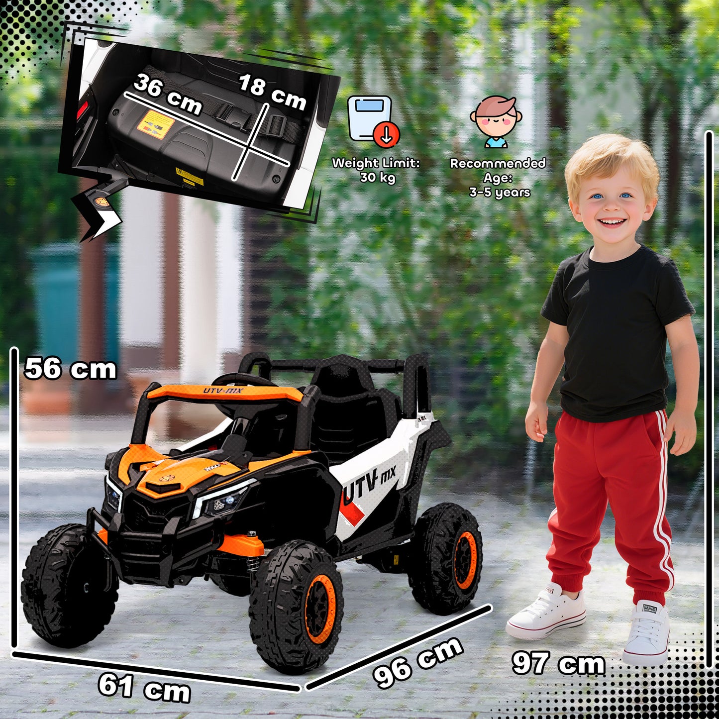 12V Kids Ride On Car with Remote Control (1)