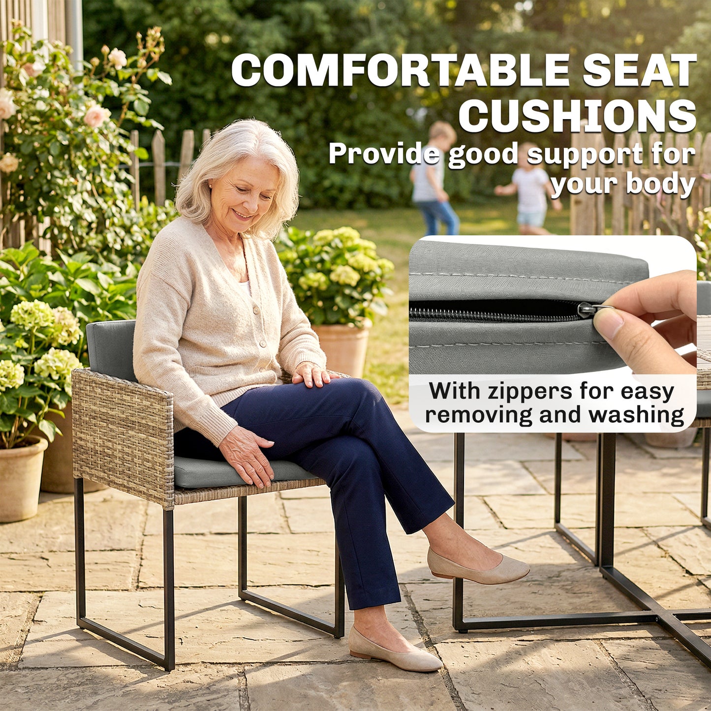 7 Piece Rattan Garden Furniture Set (1)
