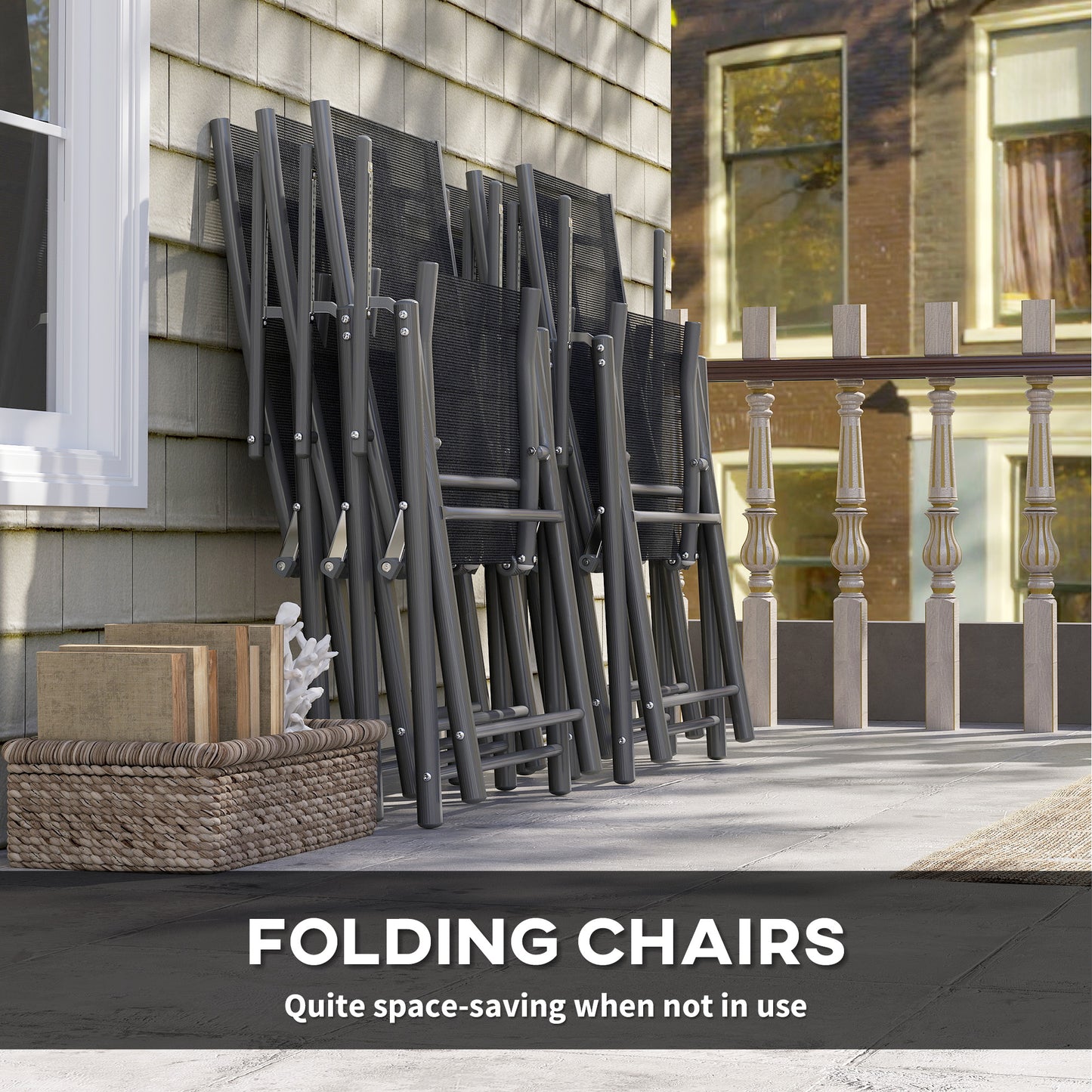 7 Piece Outdoor Dining Set with Extendable Table