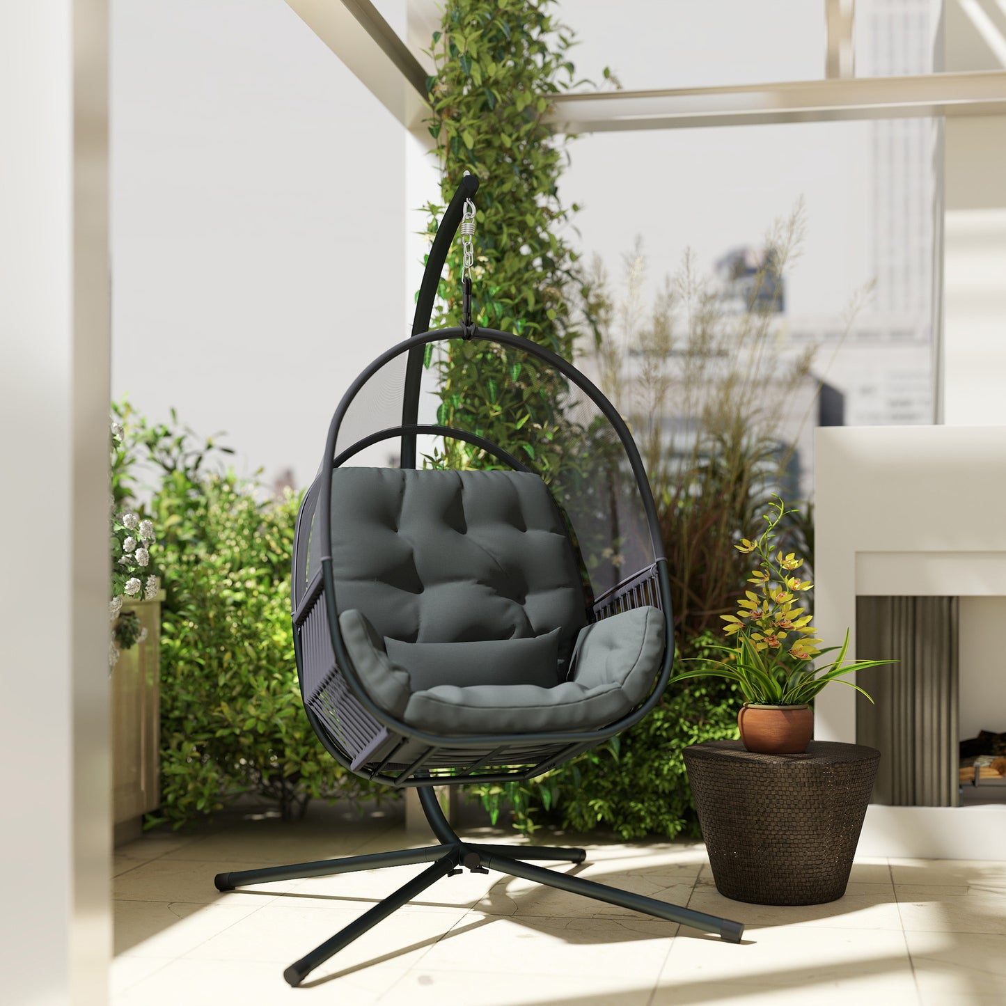 Hanging Egg Chair, with Cushion