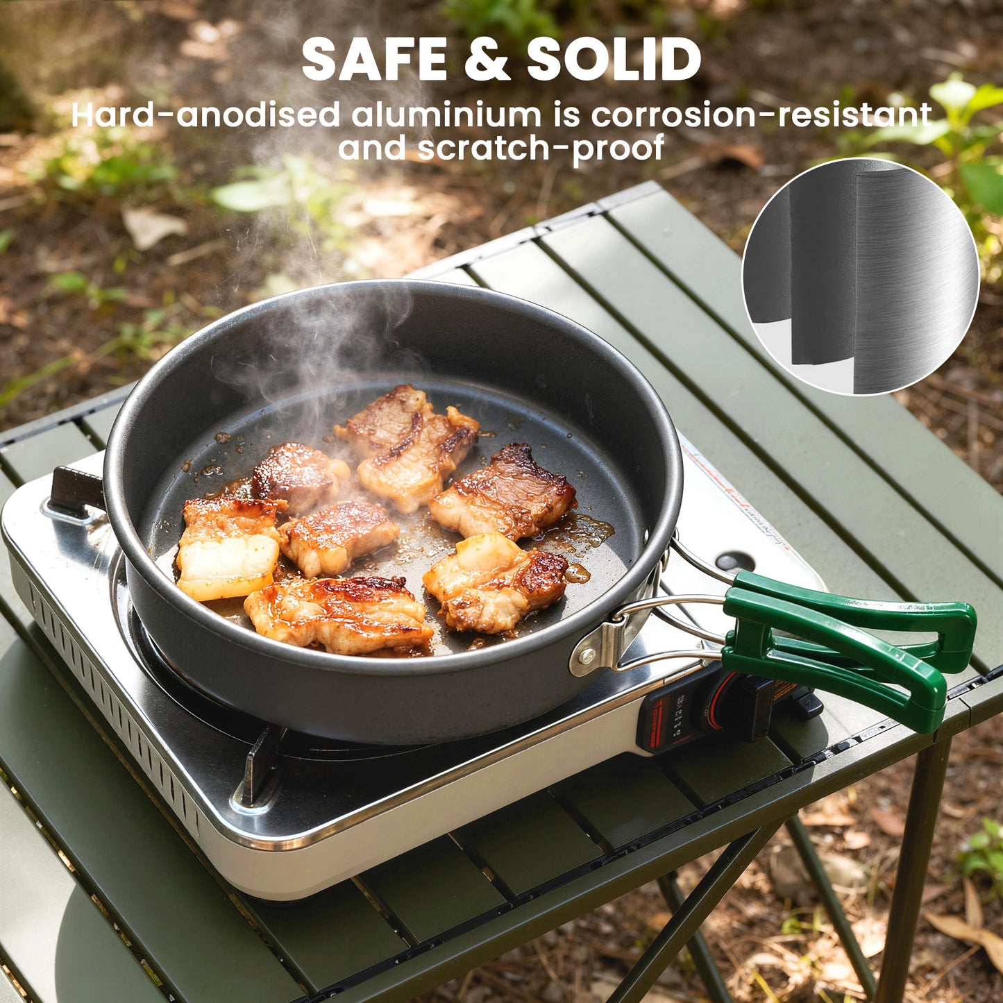 Camping Cookware Set for 4-5 People