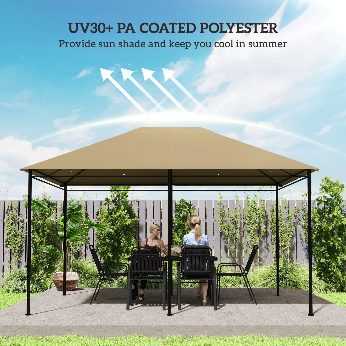 3 x 4m Gazebo Canopy Replacement Cover