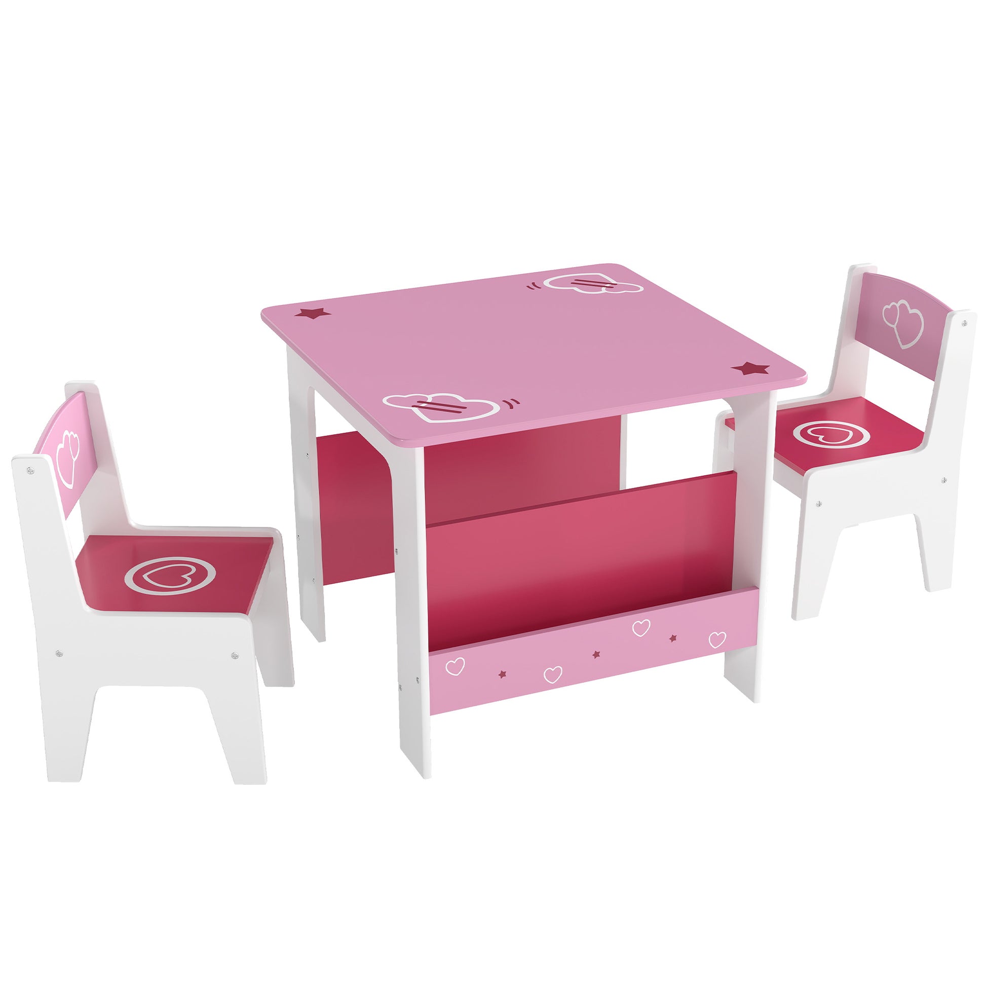 3 Pieces Kids Table and Chair Set