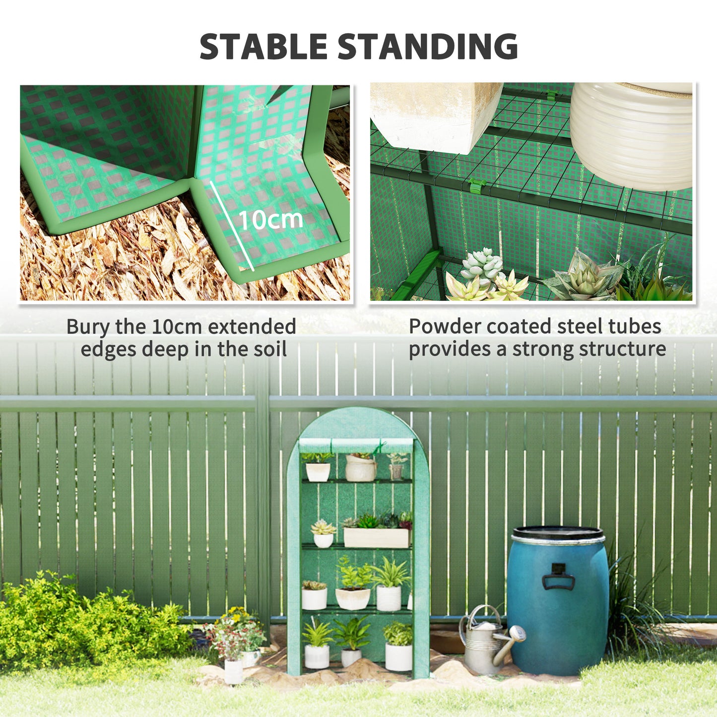 Four Shelf Mini Greenhouse