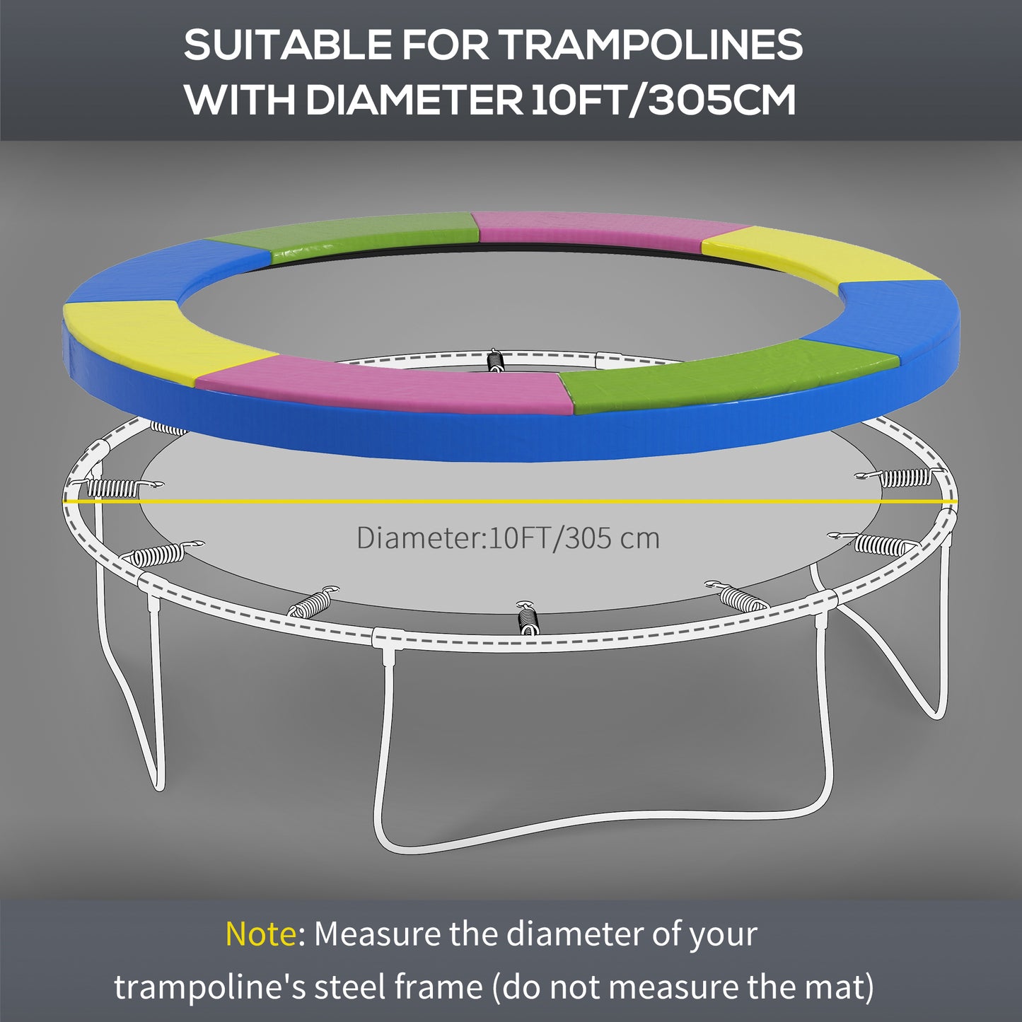 10FT Trampoline Spring Cover