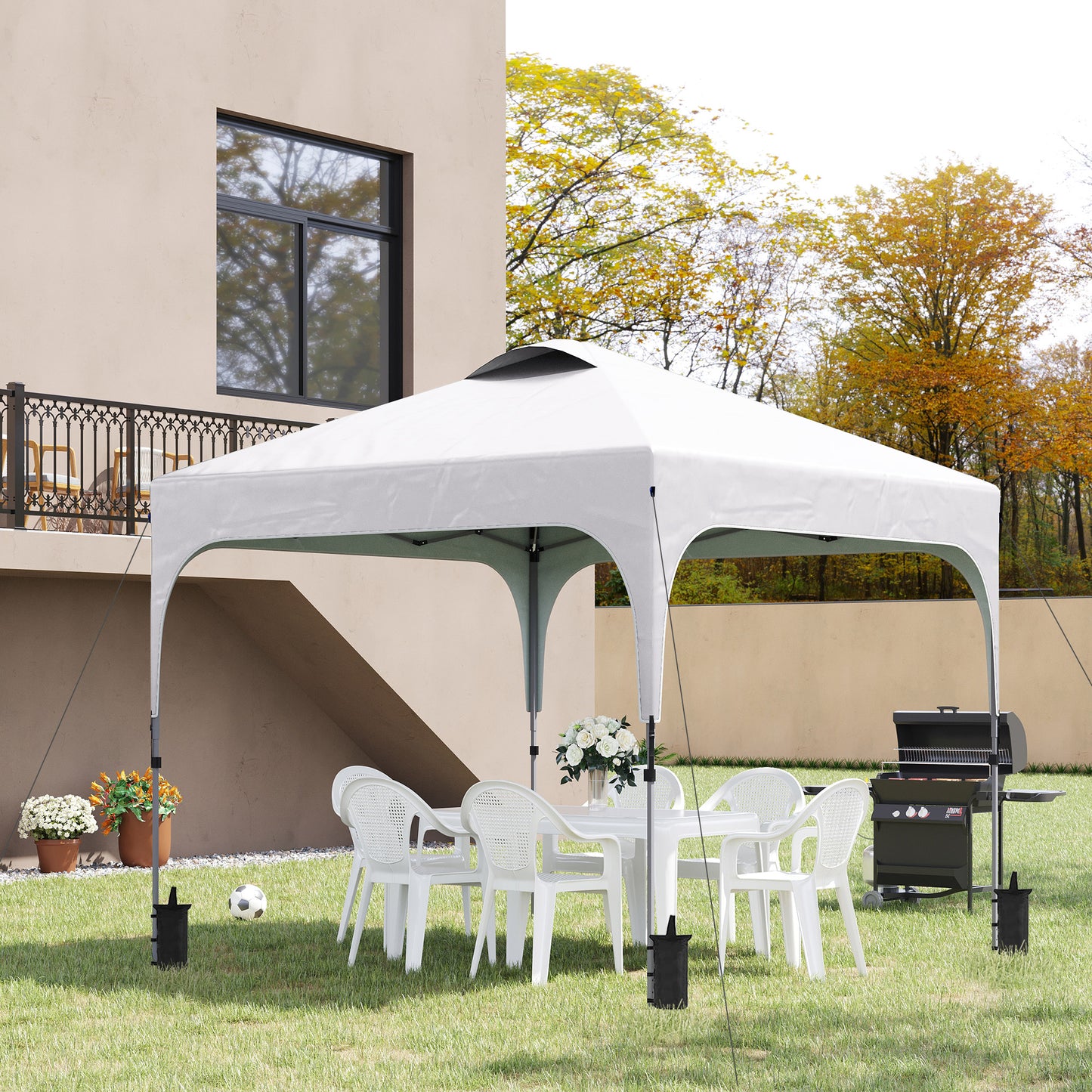 3 x 3(M) Pop Up Gazebo, UPF 50+ Foldable Canopy Tent