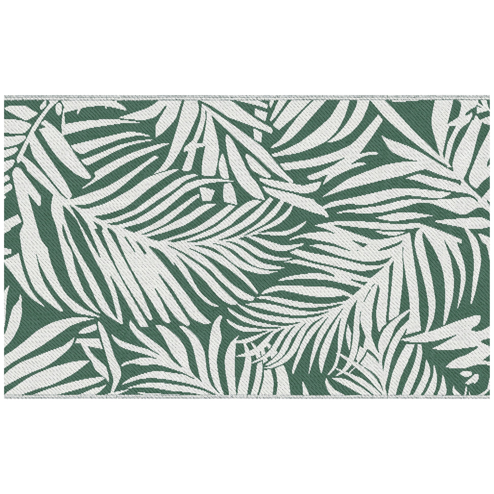 Reversible Outdoor RV Rug, 1.5 x 2.4m Patio Floor Mat