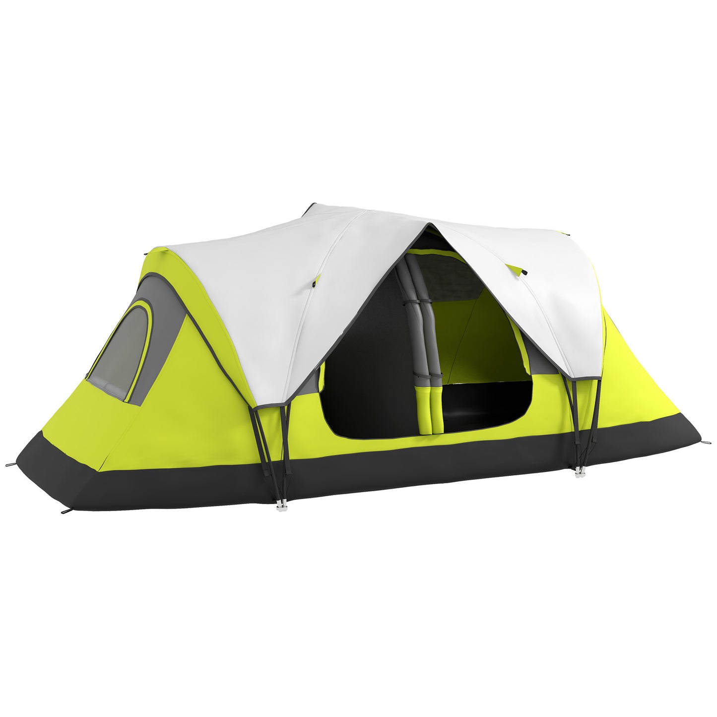 Camping Tent for 6-8 Man with 2000mm Waterproof Rainfly