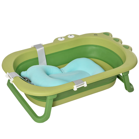 Baby Bath Tub for Toddler Kids Infant Ergonomic Foldable Secure