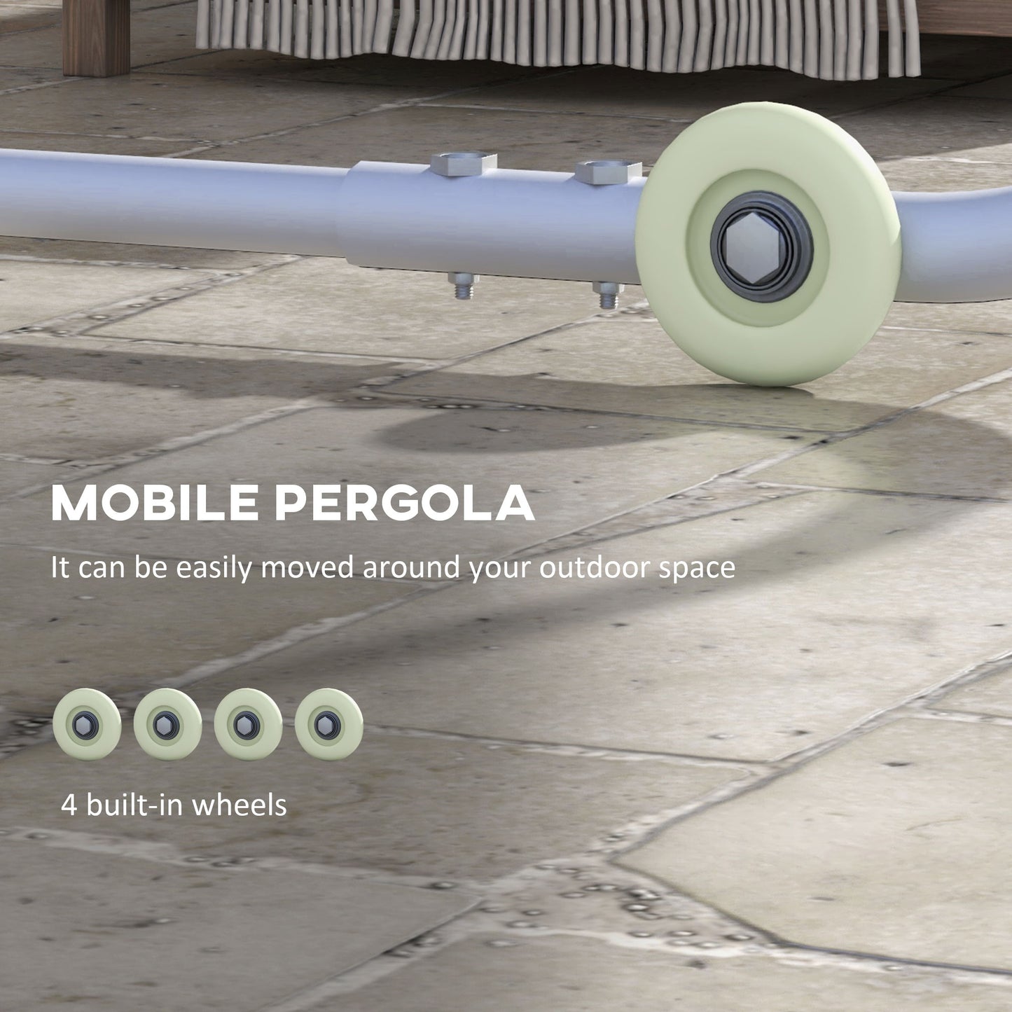 3 x 3(m) Mobile Pergola Kit