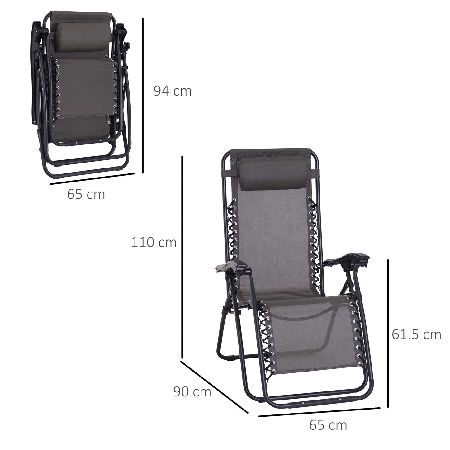 Zero Gravity Chair Set of 2