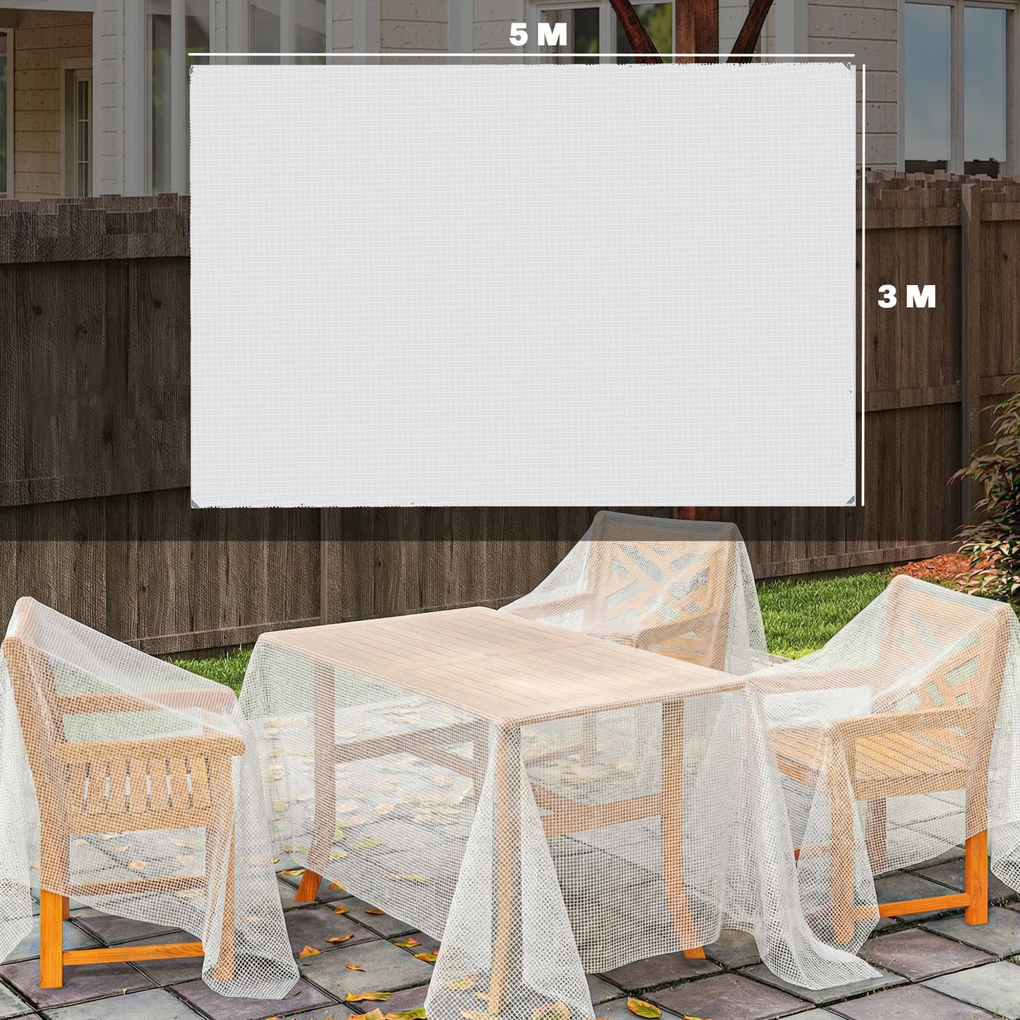 3 x 5m Waterproof Tarpaulin