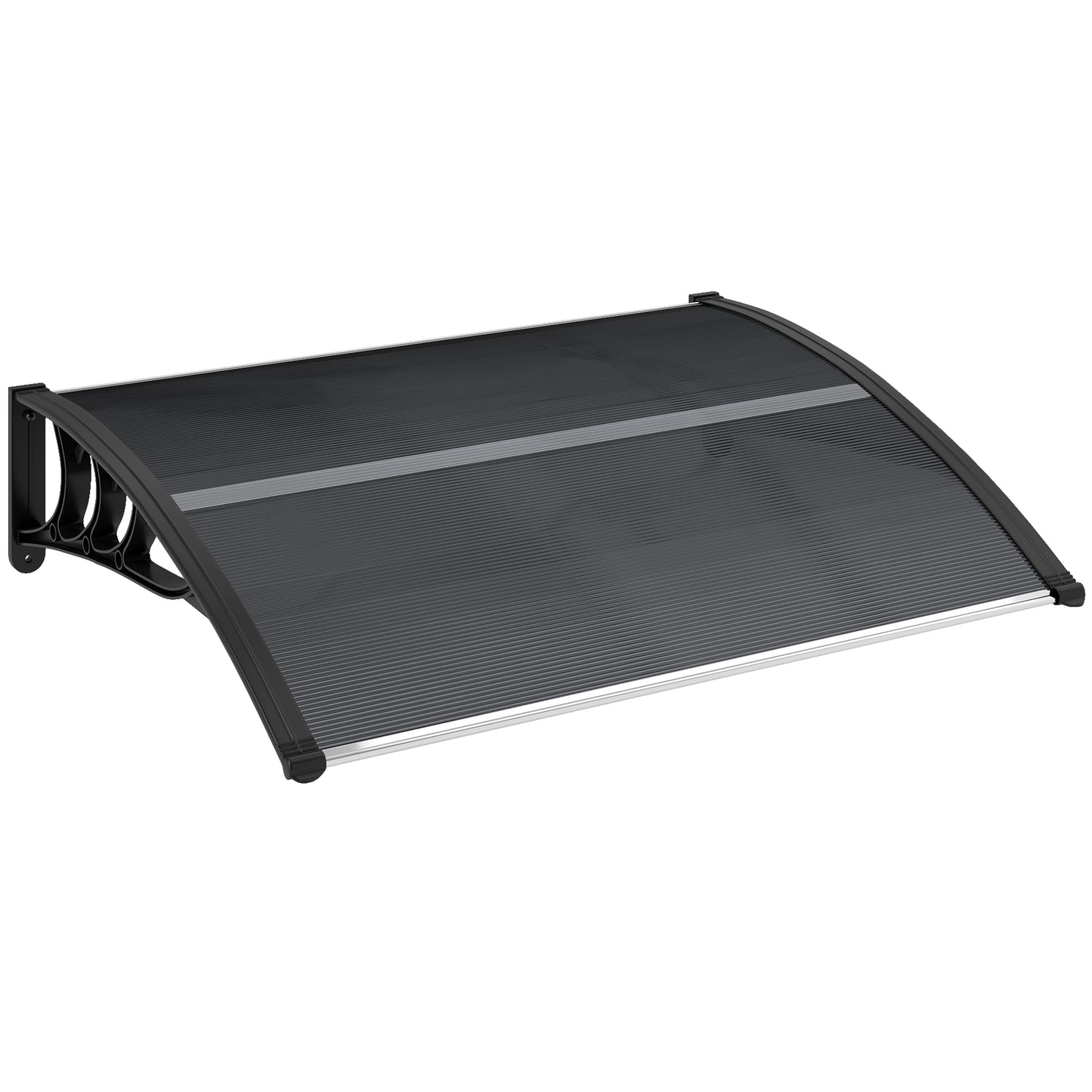 Front Door Canopy Outdoor Awning Aluminium Rigid Plastic (2)