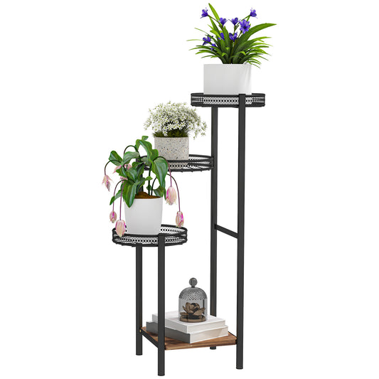 Four-Tier Steel Plant Stand