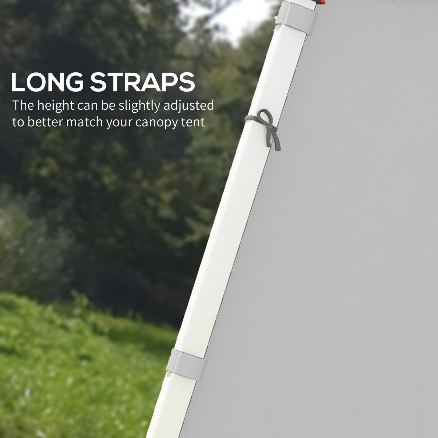 Set of Two 3 x 3(m) Replacement Zipped Gazebo Walls