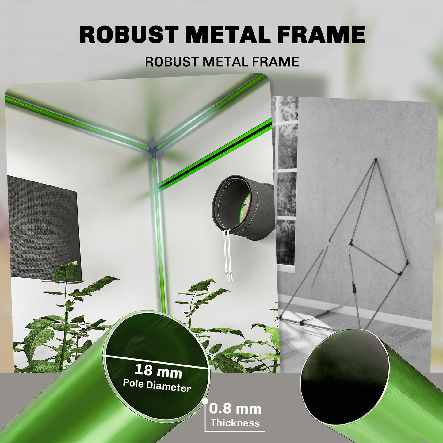 Grow Tent 120 x 120 x 200 cm