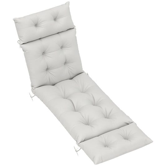 Sun Lounger Cushions Only, 190 x 56 x 10 cm Garden Lounge Chair