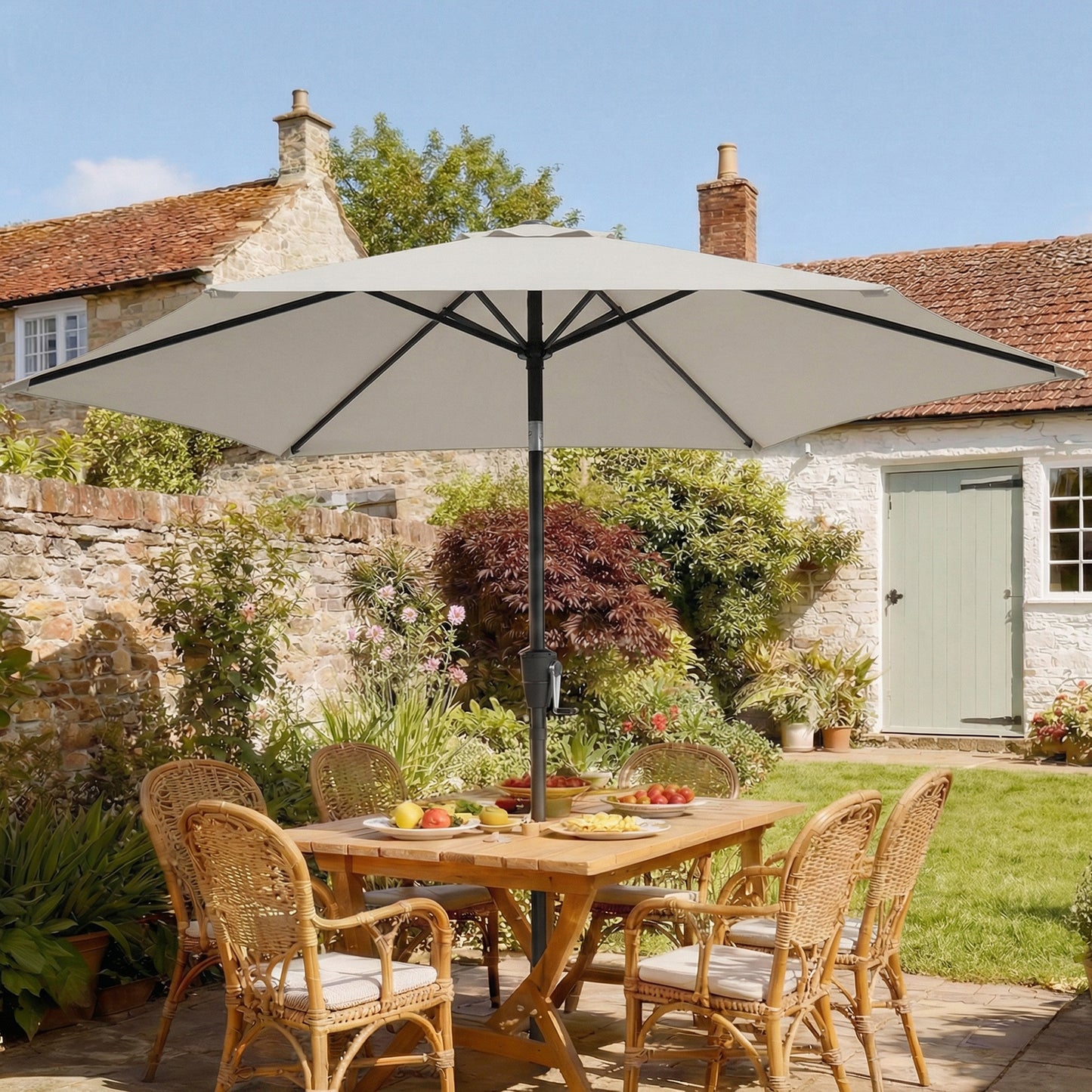 2m Garden Parasol Umbrella (1)