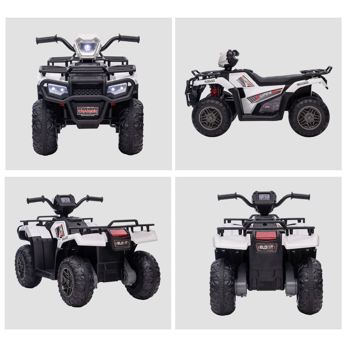 12V Kids Quad Bike with Forward, Reverse Functions