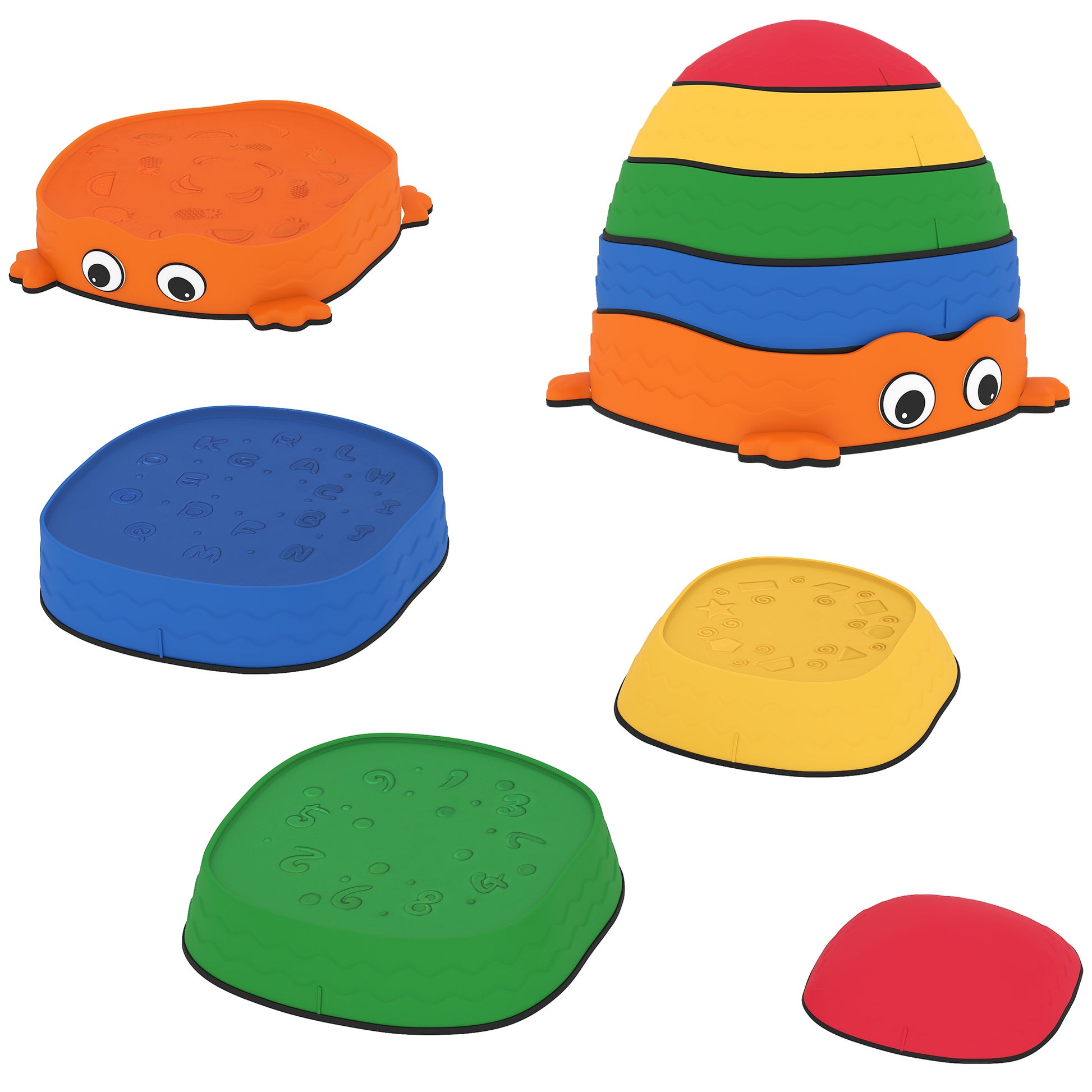 5PCS Sensory Stepping Stones for Toddlers
