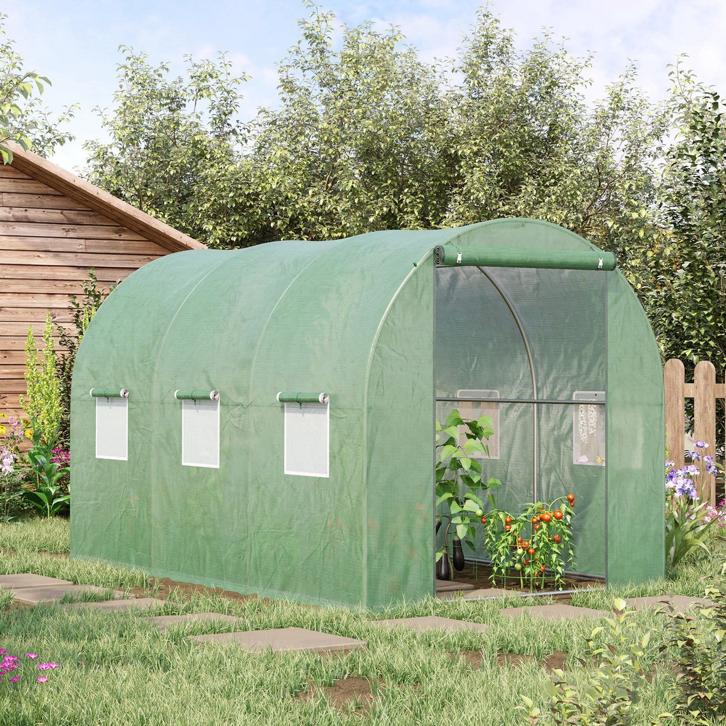 Walk-in Polytunnel Greenhouse (1)