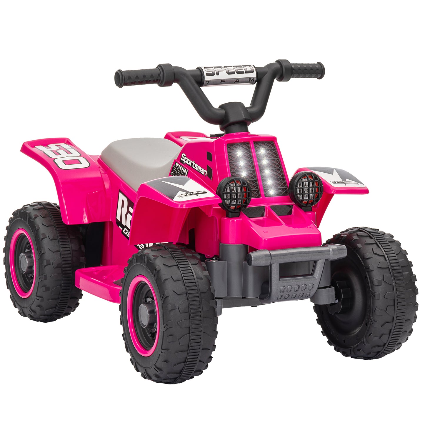 6V Electric Quad Bike for Kids, Ride On ATV w/ Forward/Reverse