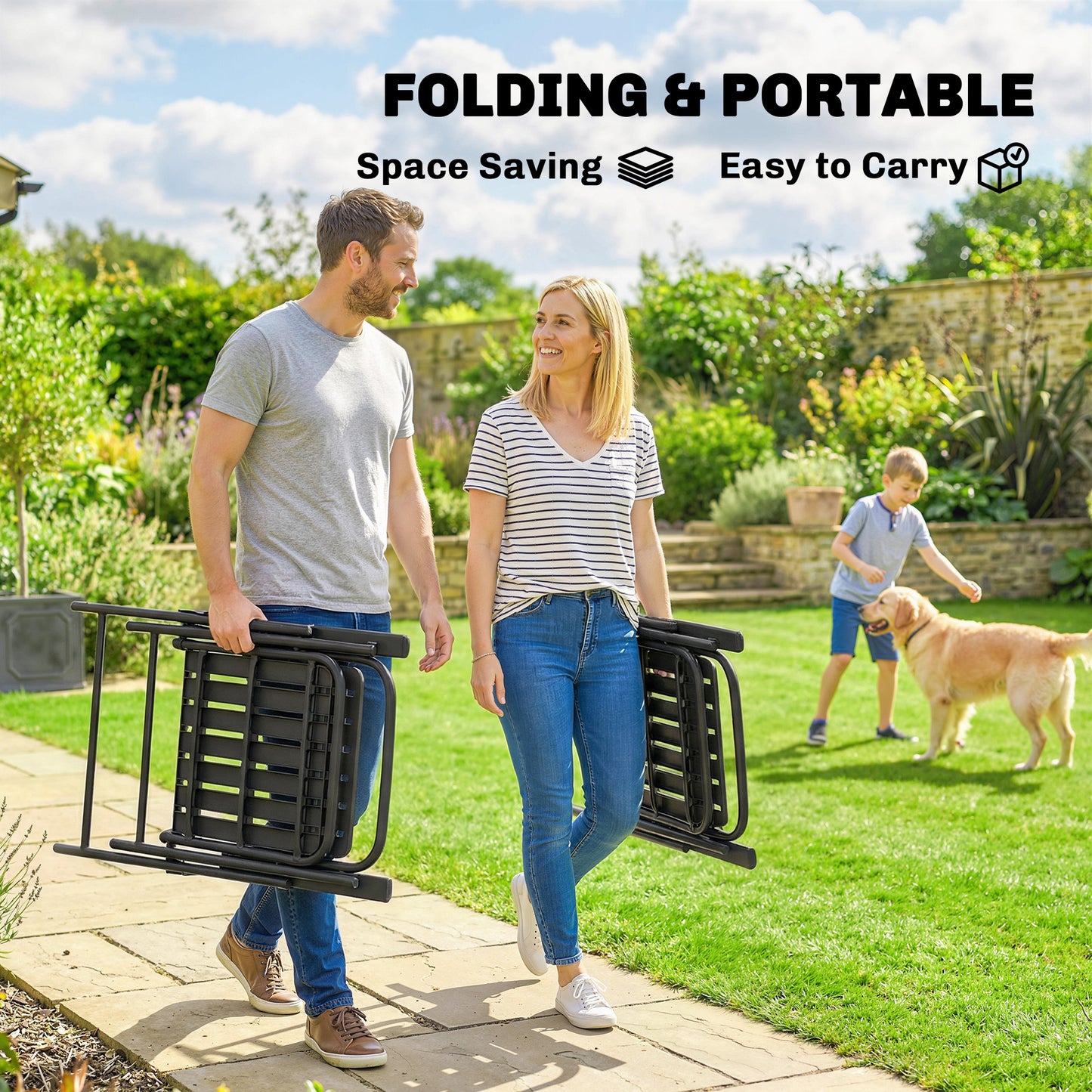 Folding Garden Chairs, Garden Dining Chairs