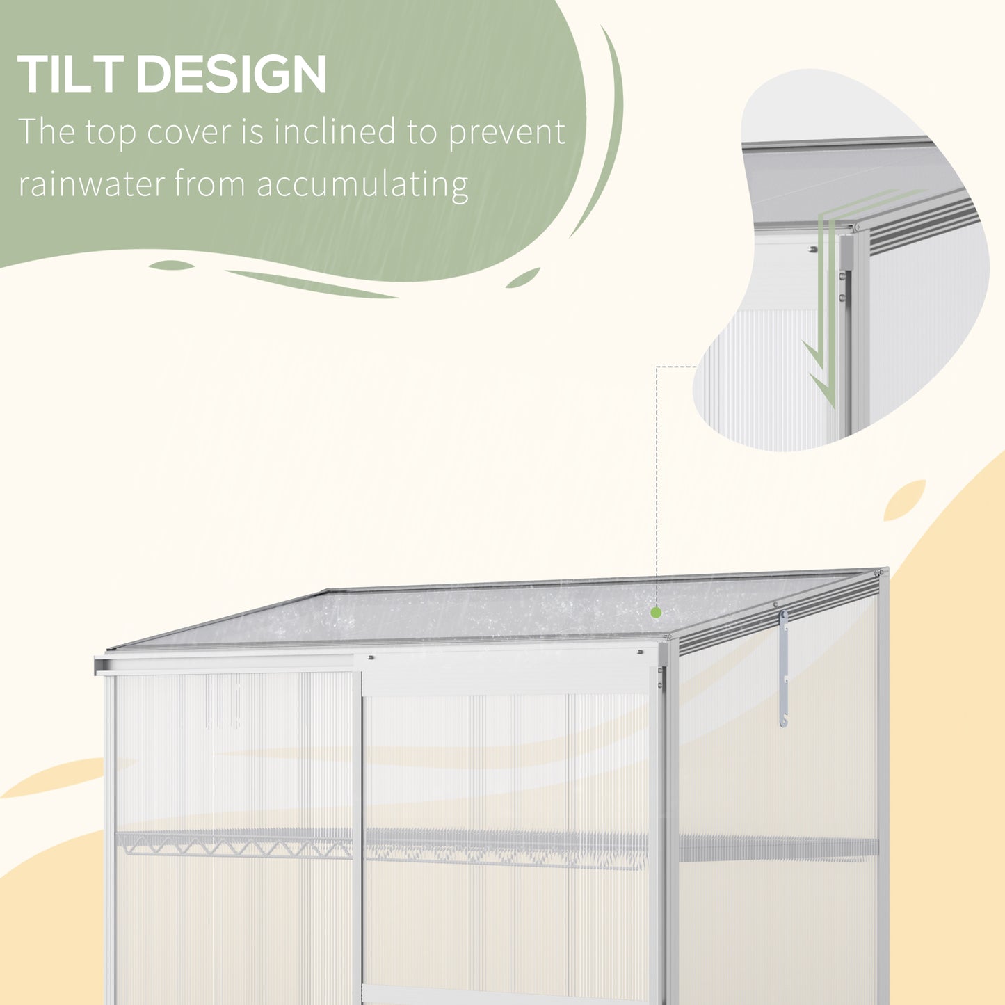 3 Tier Greenhouse Garden Outdoor Cold Frame Plant Flower Growth