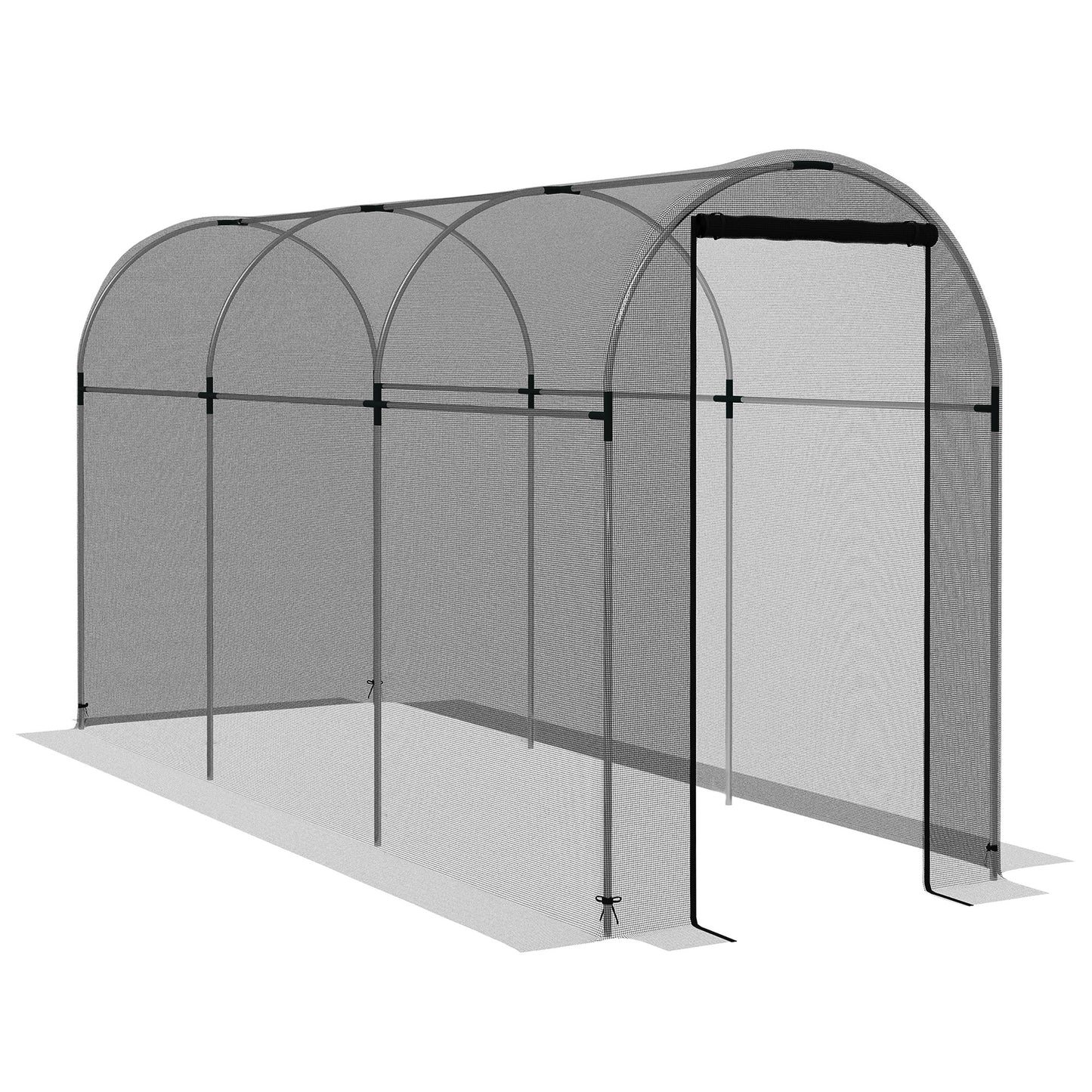 360 x 120cm Galvanised Steel Fruit Cage
