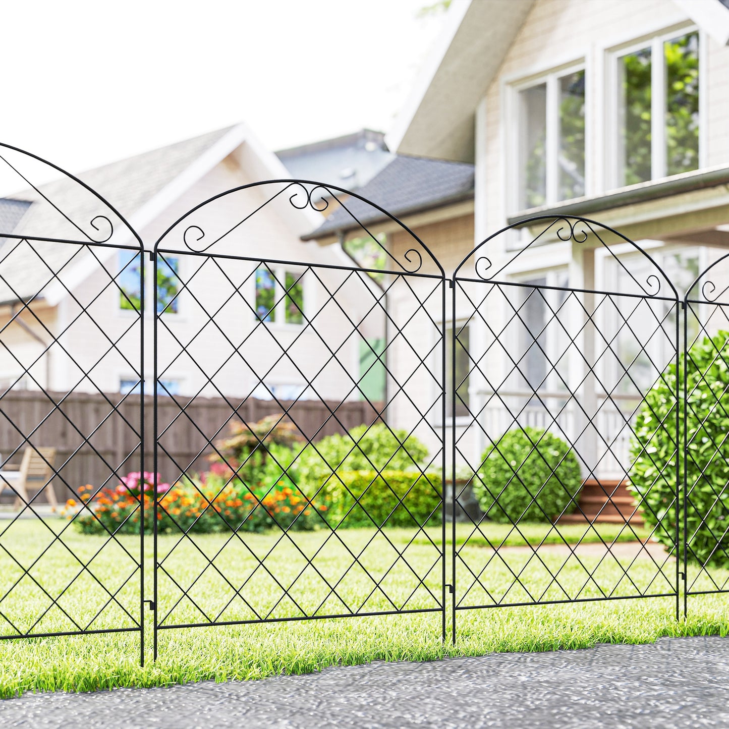 43in x 11.5ft Decorative Garden Fencing