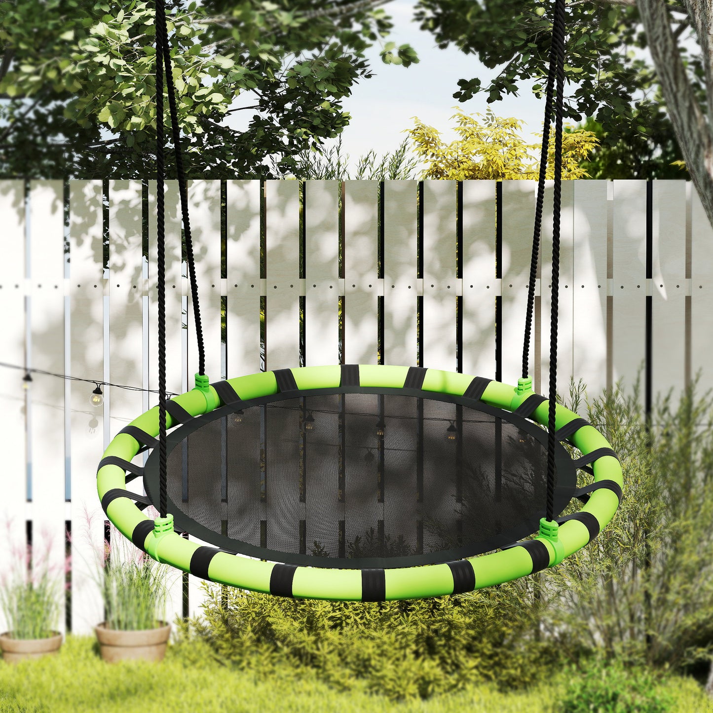 100cm Diameter Kid Nest Swing Seat with Height Adjustable Ropes