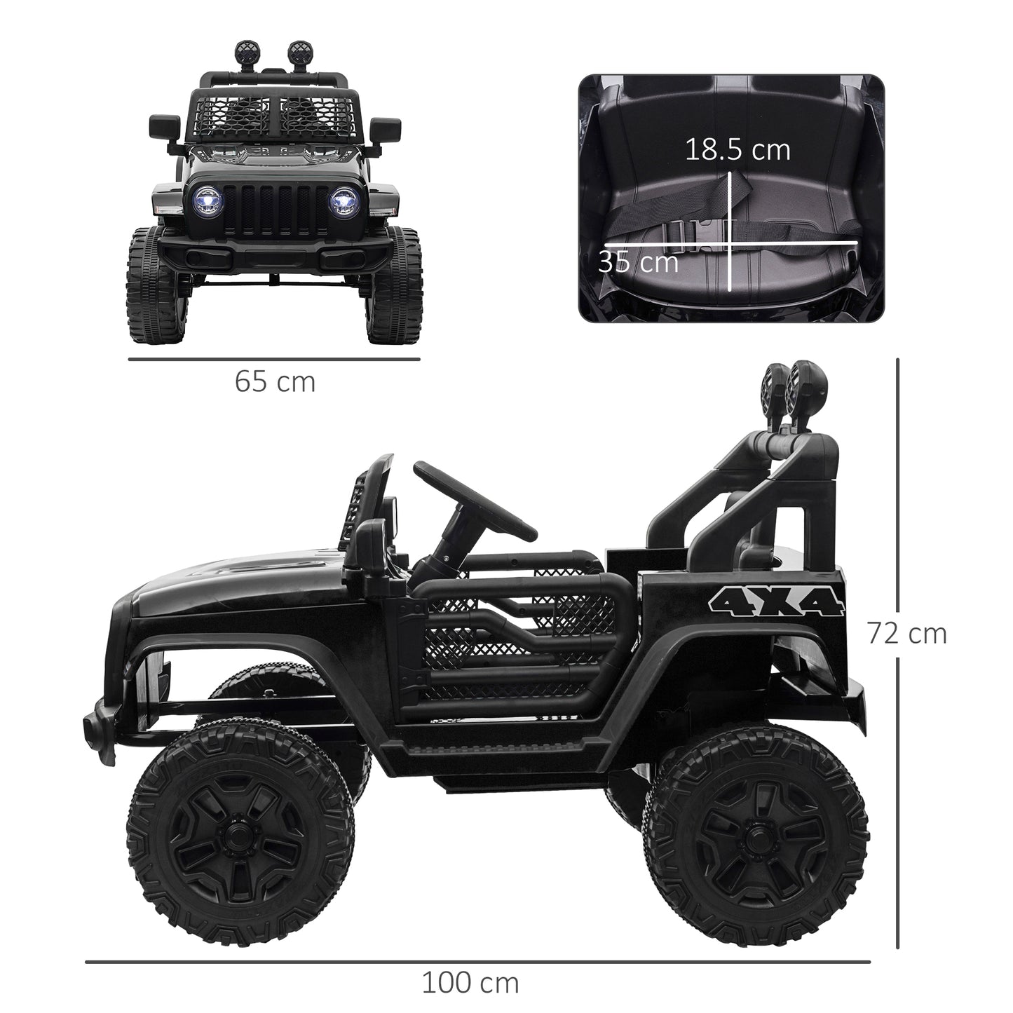 Kids Electric Ride On Car 12V Off Road Toy