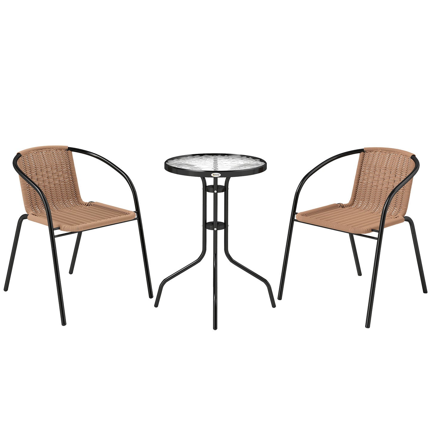 3 Pieces Rattan Bistro Set (4)